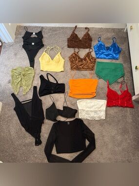 Assorted Women’s Crop Tops and Bralettes